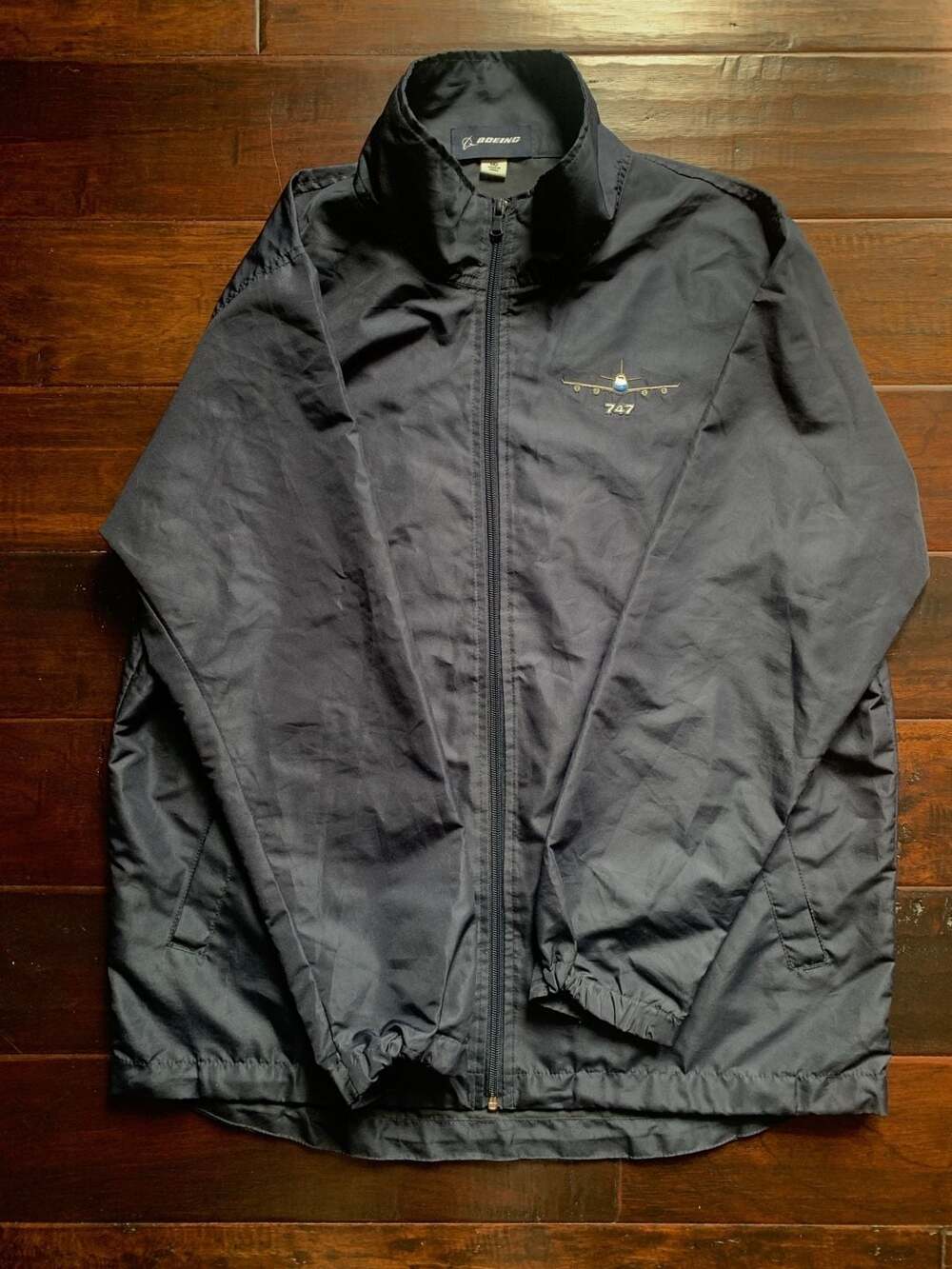 Vintage Boeing 747 Windbreaker Jacket Size Medium